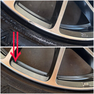 RAYS ／レイズ　ホイールのガリ傷補修